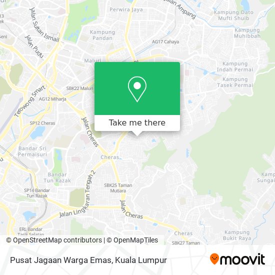 Pusat Jagaan Warga Emas map