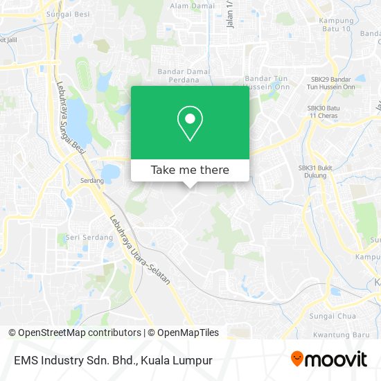 EMS Industry Sdn. Bhd. map