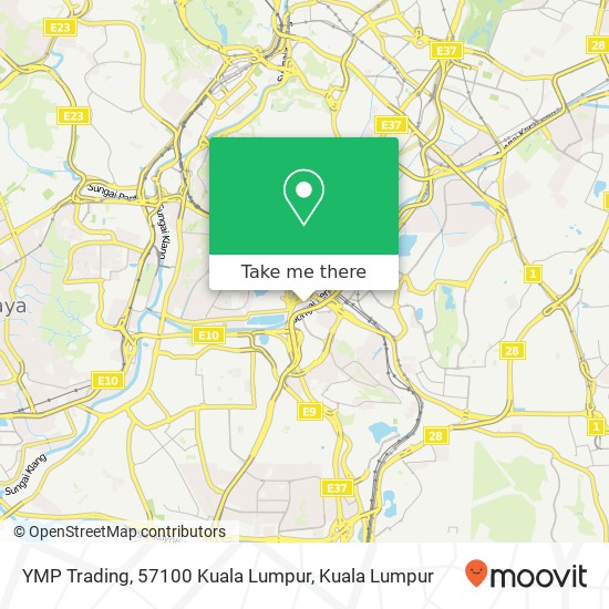 Peta YMP Trading, 57100 Kuala Lumpur