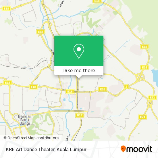 KRE Art Dance Theater map