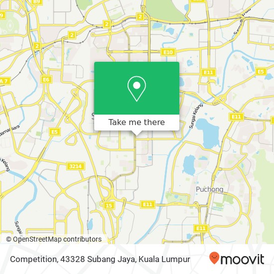 Competition, 43328 Subang Jaya map