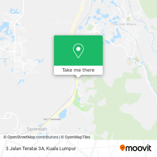 3 Jalan Teratai 3A map