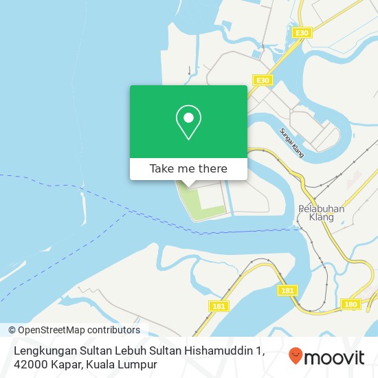 Peta Lengkungan Sultan Lebuh Sultan Hishamuddin 1, 42000 Kapar