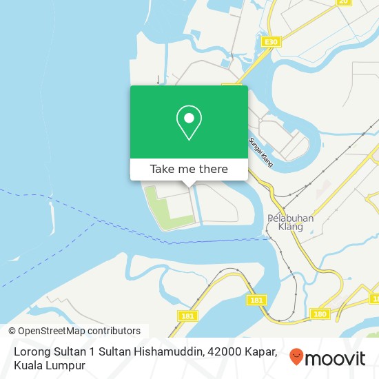 Peta Lorong Sultan 1 Sultan Hishamuddin, 42000 Kapar