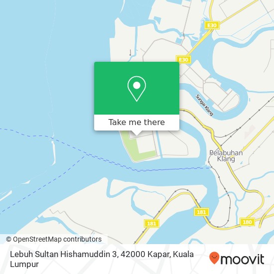 Peta Lebuh Sultan Hishamuddin 3, 42000 Kapar