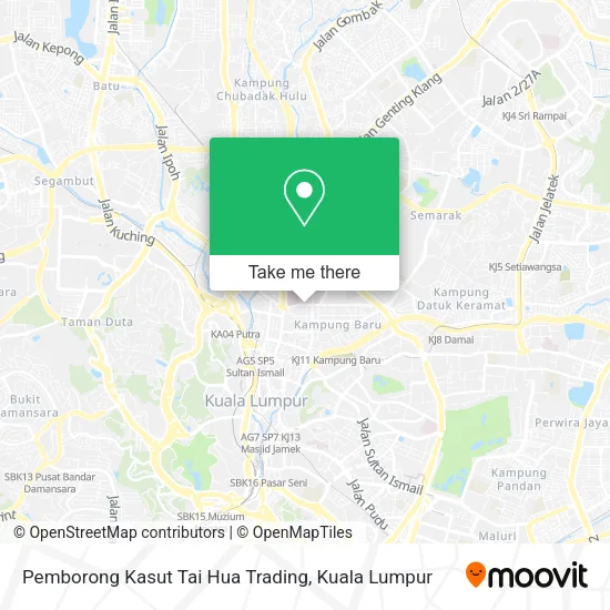 Pemborong Kasut Tai Hua Trading map