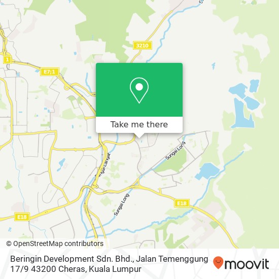 Peta Beringin Development Sdn. Bhd., Jalan Temenggung 17 / 9 43200 Cheras
