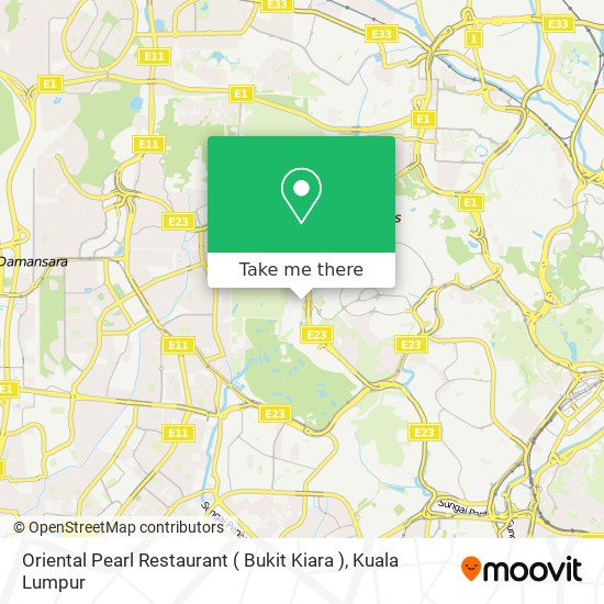 Oriental Pearl Restaurant ( Bukit Kiara ) map