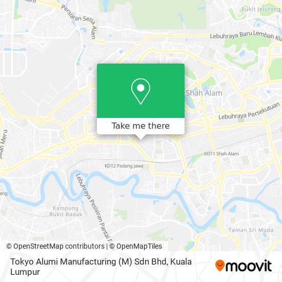 Tokyo Alumi Manufacturing (M) Sdn Bhd map