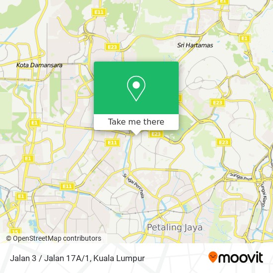 Jalan 3 / Jalan 17A/1 map