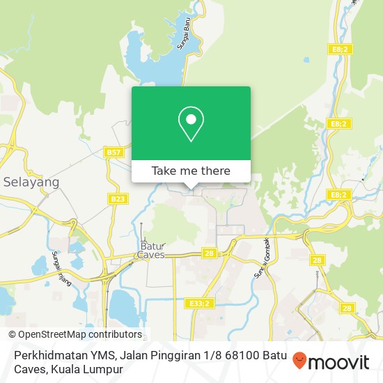 Perkhidmatan YMS, Jalan Pinggiran 1 / 8 68100 Batu Caves map