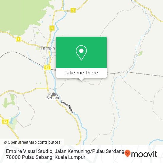 Empire Visual Studio, Jalan Kemuning / Pulau Serdang 78000 Pulau Sebang map