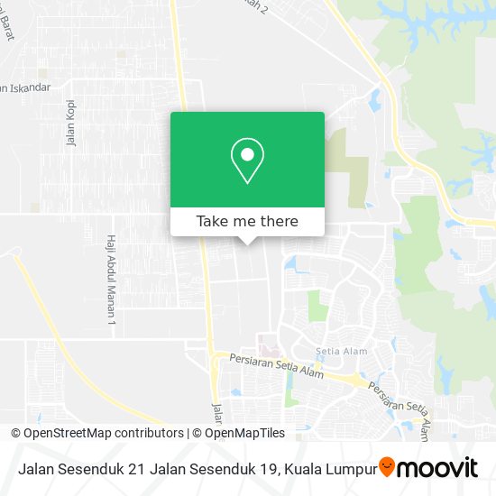 Jalan Sesenduk 21 Jalan Sesenduk 19 map