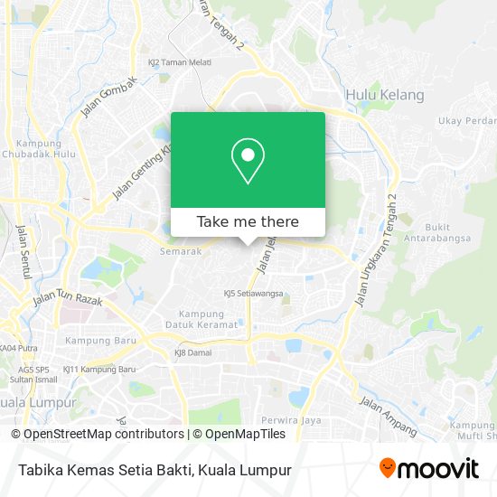 Peta Tabika Kemas Setia Bakti