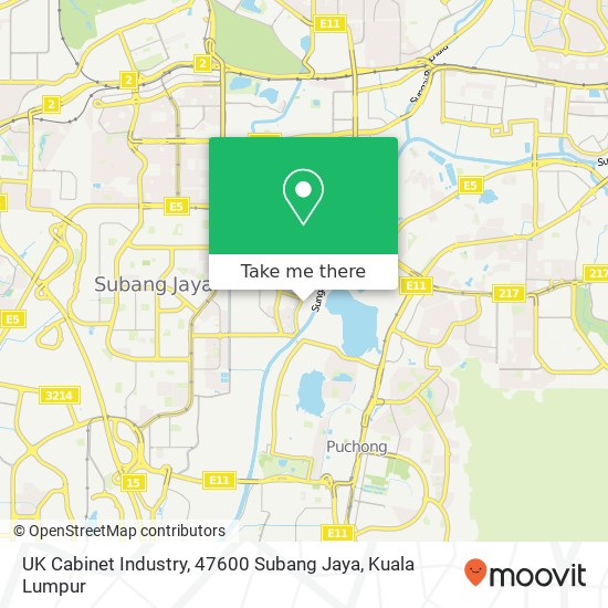 UK Cabinet Industry, 47600 Subang Jaya map