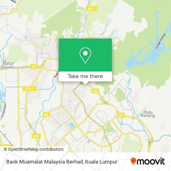 Peta Bank Muamalat Malaysia Berhad
