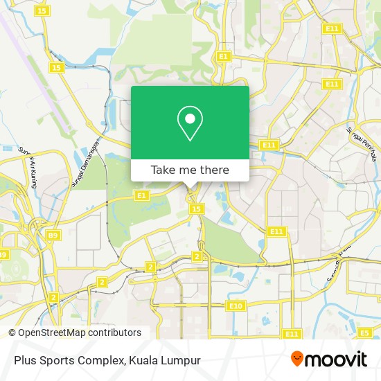 Plus Sports Complex map