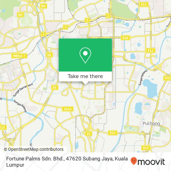 Fortune Palms Sdn. Bhd., 47620 Subang Jaya map