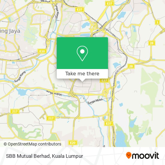 SBB Mutual Berhad map