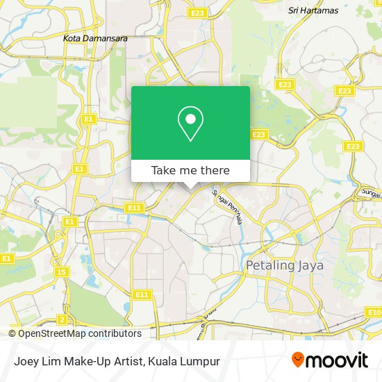 Joey Lim Make-Up Artist map