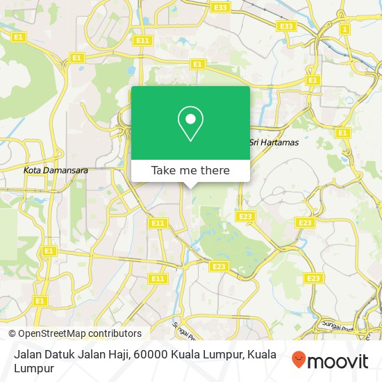 Peta Jalan Datuk Jalan Haji, 60000 Kuala Lumpur