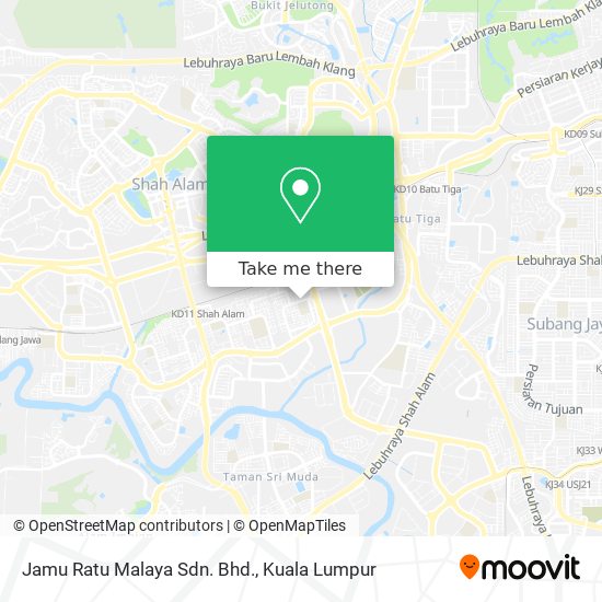 Jamu Ratu Malaya Sdn. Bhd. map