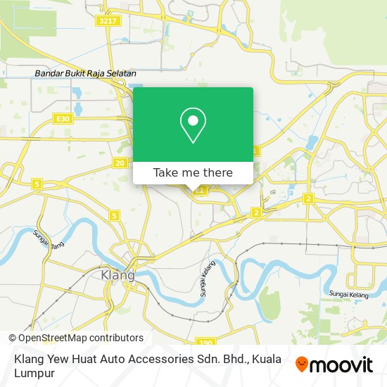 Klang Yew Huat Auto Accessories Sdn. Bhd. map