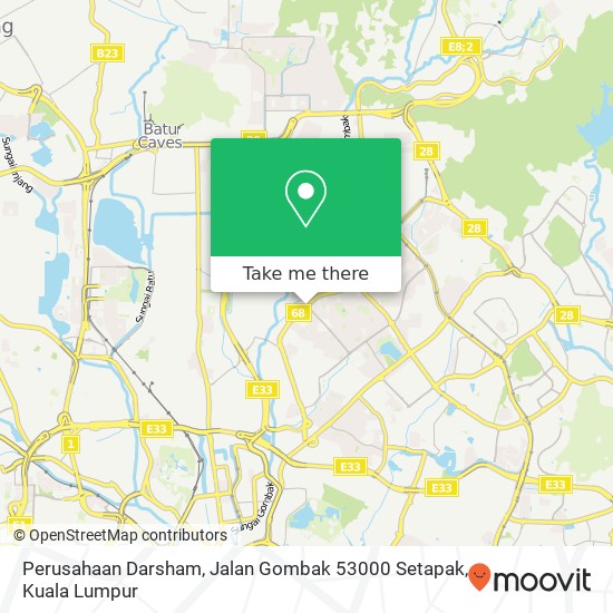 Perusahaan Darsham, Jalan Gombak 53000 Setapak map