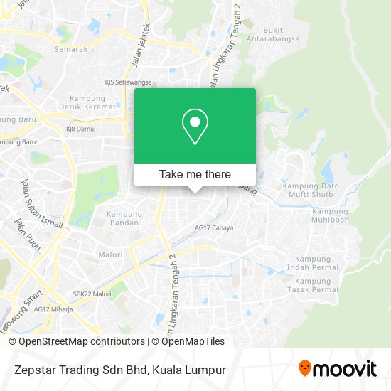 Zepstar Trading Sdn Bhd map