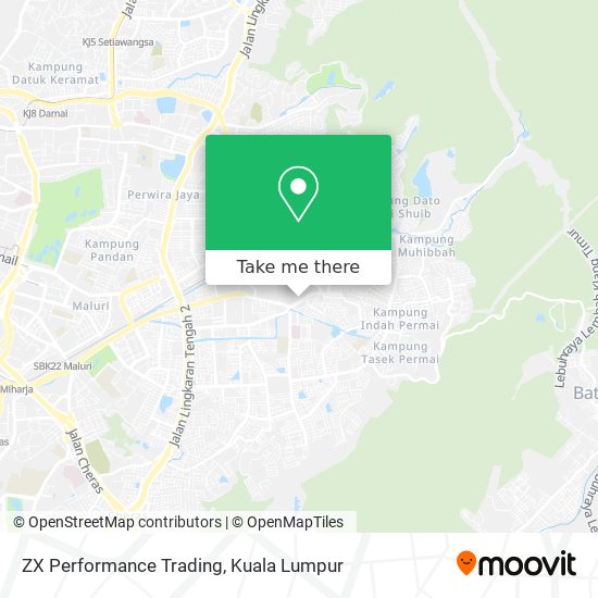 ZX Performance Trading map