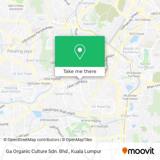 Ga Organic Culture Sdn. Bhd. map