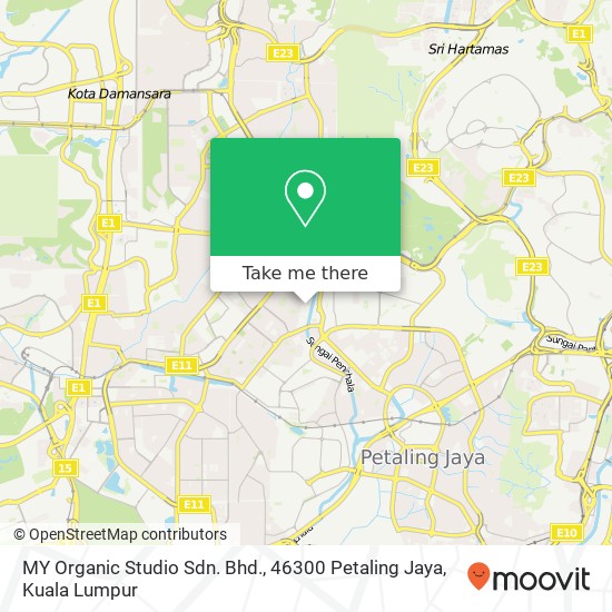 MY Organic Studio Sdn. Bhd., 46300 Petaling Jaya map