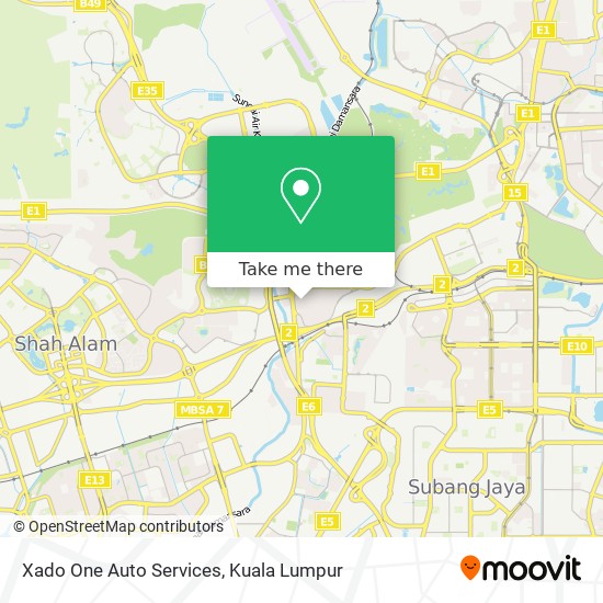 Xado One Auto Services map