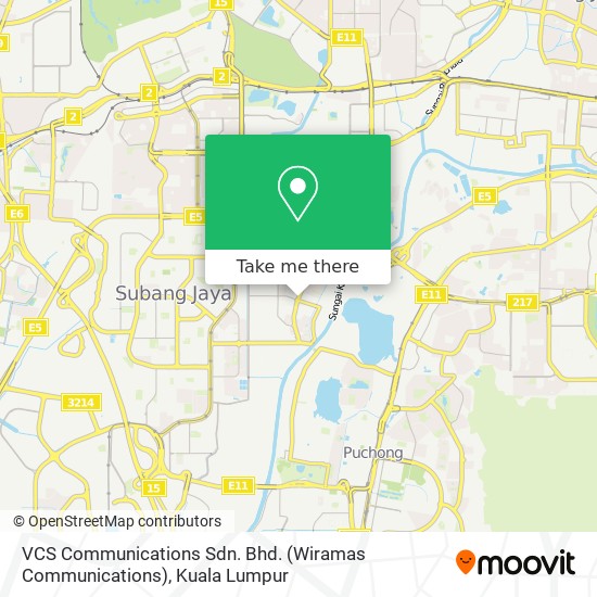 VCS Communications Sdn. Bhd. (Wiramas Communications) map