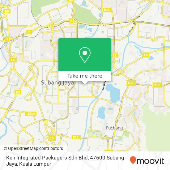 Ken Integrated Packagers Sdn Bhd, 47600 Subang Jaya map