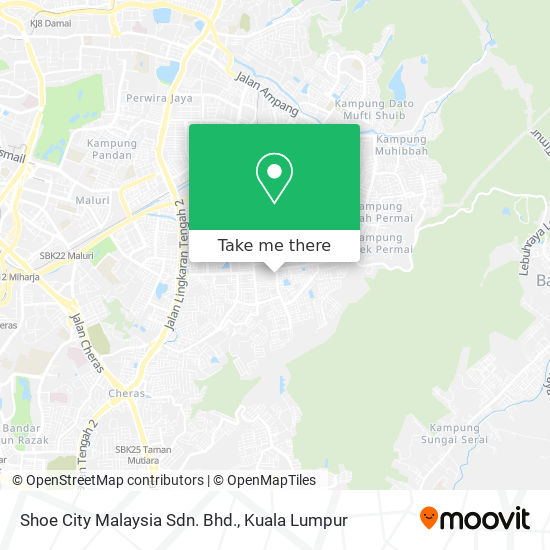 Shoe City Malaysia Sdn. Bhd. map