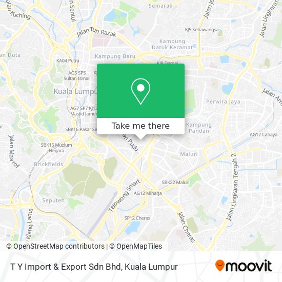 T Y Import & Export Sdn Bhd map