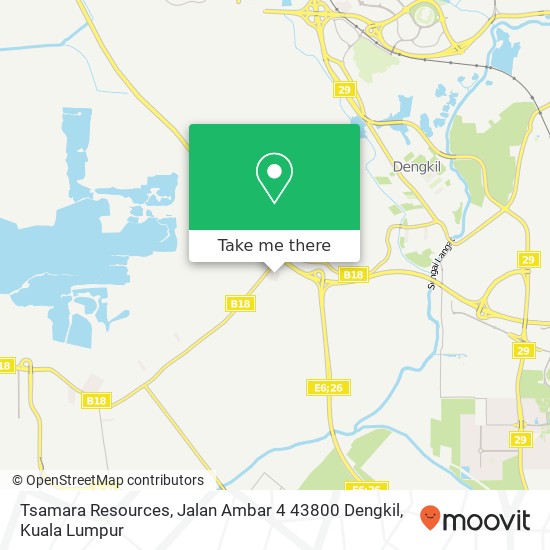 Tsamara Resources, Jalan Ambar 4 43800 Dengkil map