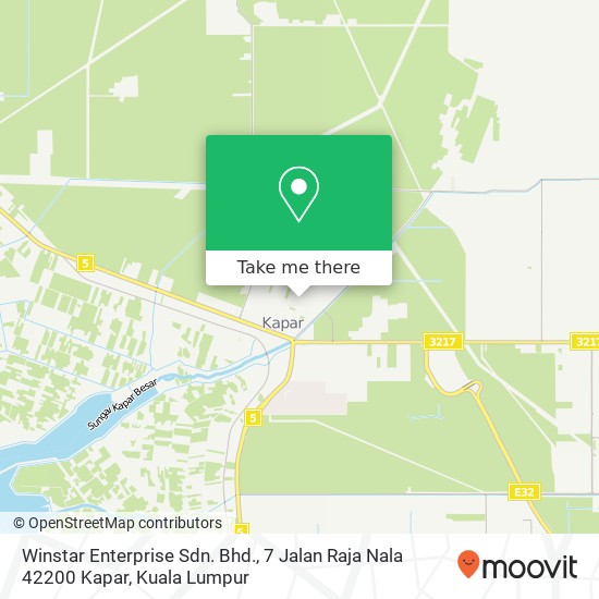 Peta Winstar Enterprise Sdn. Bhd., 7 Jalan Raja Nala 42200 Kapar