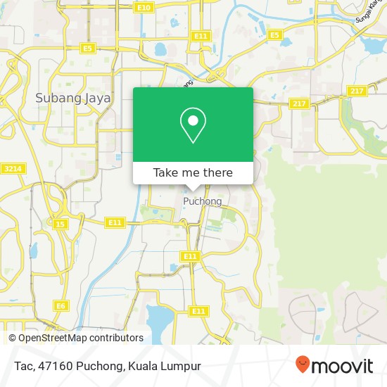 Tac, 47160 Puchong map