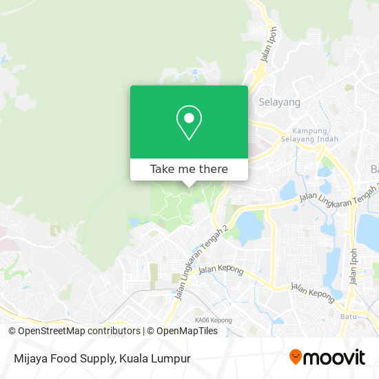 Mijaya Food Supply map