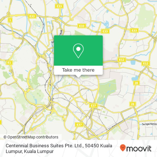 Centennial Business Suites Pte. Ltd., 50450 Kuala Lumpur map