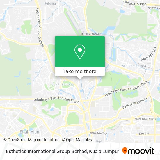 Esthetics International Group Berhad map