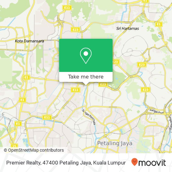 Premier Realty, 47400 Petaling Jaya map