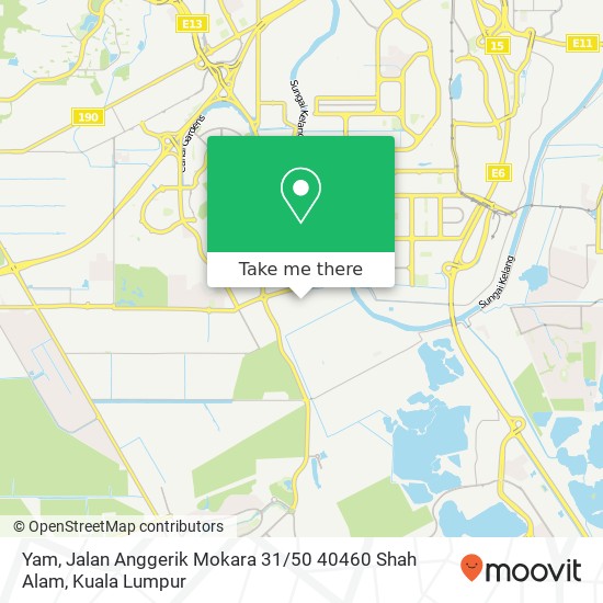 Yam, Jalan Anggerik Mokara 31 / 50 40460 Shah Alam map
