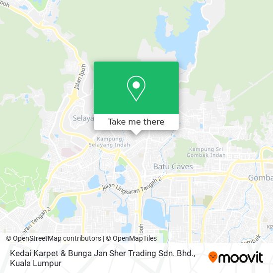 Peta Kedai Karpet & Bunga Jan Sher Trading Sdn. Bhd.