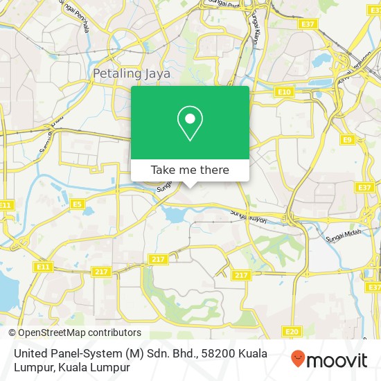 United Panel-System (M) Sdn. Bhd., 58200 Kuala Lumpur map