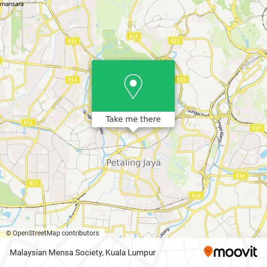 Malaysian Mensa Society map