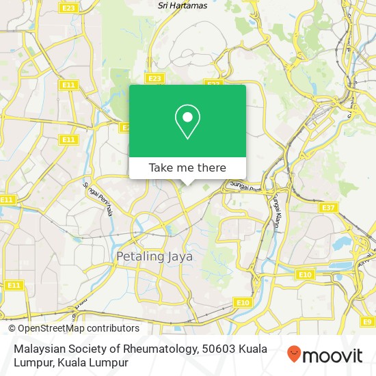 Malaysian Society of Rheumatology, 50603 Kuala Lumpur map