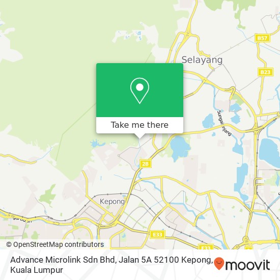 Peta Advance Microlink Sdn Bhd, Jalan 5A 52100 Kepong